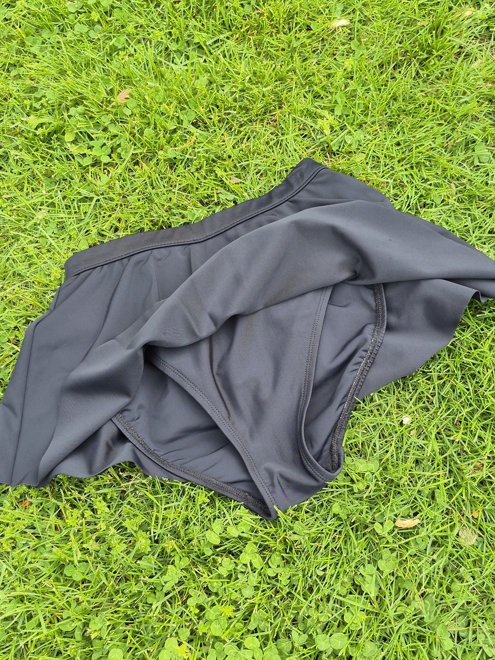 VINTAGE Anne Cole Black Swim Skirt 10 - Picture 9 of 14